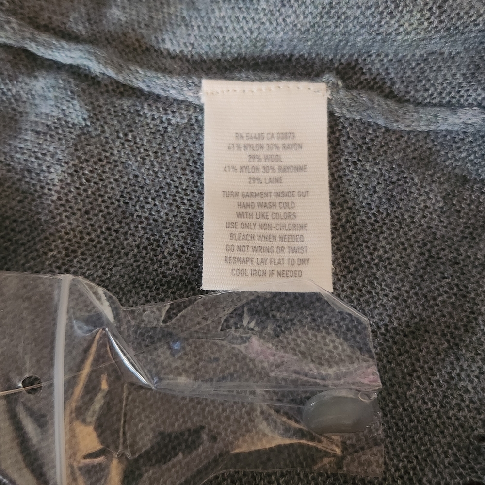 Aerie Heather Blue/Green Cardigan Sweater - Picture 4 of 4